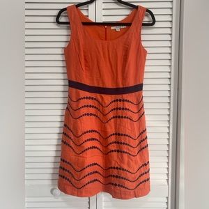 Boden Summer Fun Dress Orange color Size 6Petite
